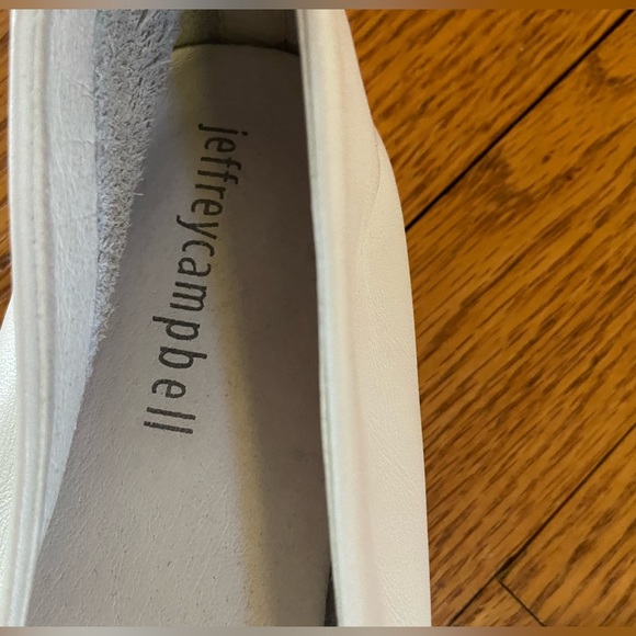 Jeffrey Campbell White Smoking Flat Vionnet Pointed Toe Wmn’s sz 8.5 - Picture 5 of 8